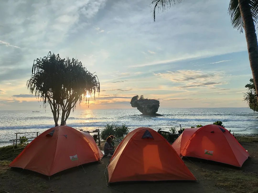 Pantai Batu Karas Ciamis Pantai Batu Karas Ciamis